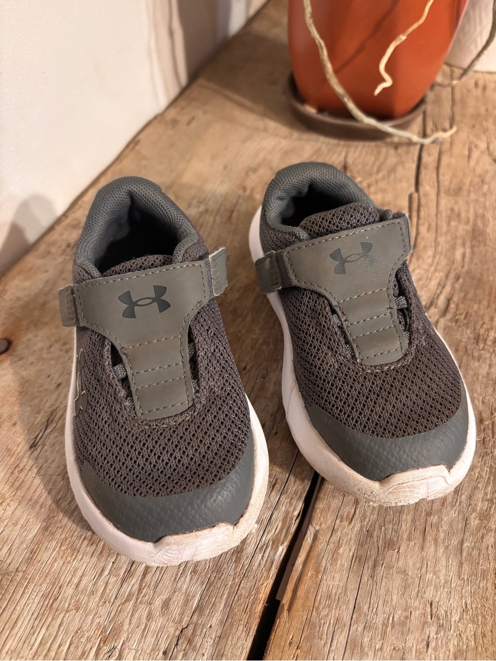 Under Armour Toddler Gray Slip-On Athletic Shoes
